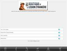 Tablet Screenshot of legion-boutique.com